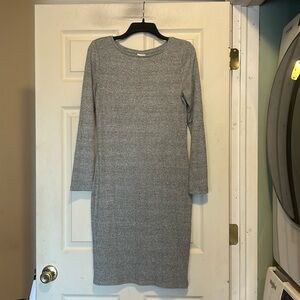 A New Day Gray Long Sleeve Sweater Dress Size Small